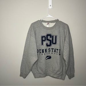 Vintage Nike Penn State Football Crewneck Sweatshirt Mens M Made in USA